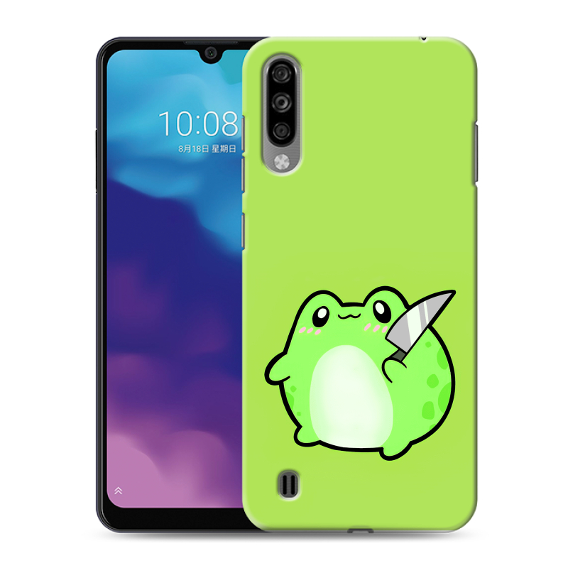 Силиконовый чехол на ZTE Blade A7 (2020) с принтом Лягушенок Силиконовый чехол на ZTE Blade A7 (2020) с принтом Лягушенок