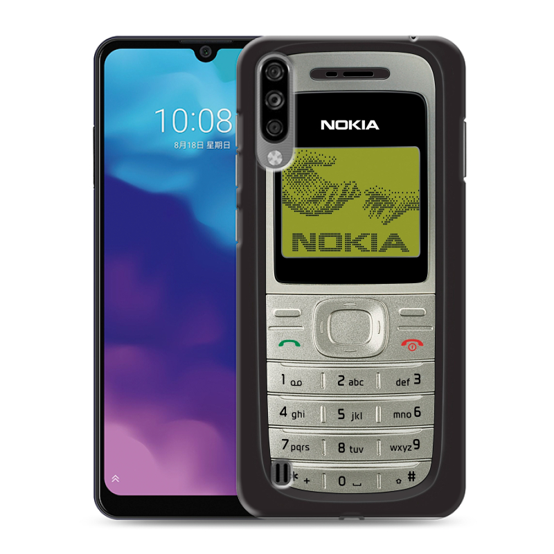 Силиконовый чехол на ZTE Blade A7 (2020) с принтом Ретро Нокия Силиконовый чехол на ZTE Blade A7 (2020) с принтом Ретро Нокия