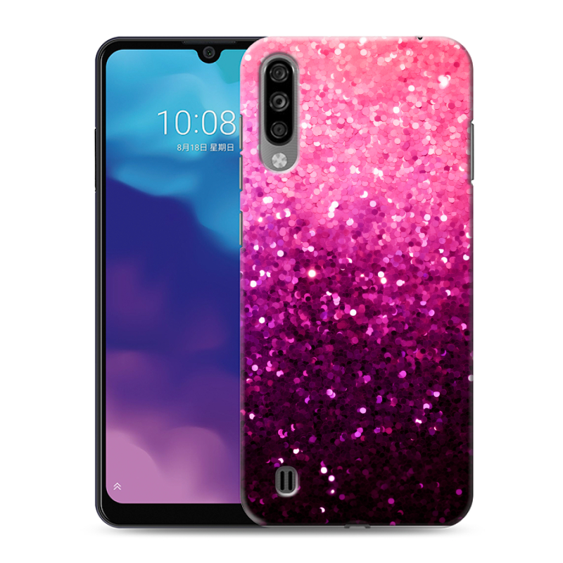 Силиконовый чехол на ZTE Blade A7 (2020) с принтом Блестки Силиконовый чехол на ZTE Blade A7 (2020) с принтом Блестки