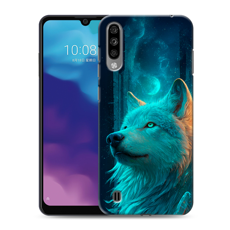 Силиконовый чехол на ZTE Blade A7 (2020) с принтом бабочки саккура Силиконовый чехол на ZTE Blade A7 (2020) с принтом бабочки саккура
