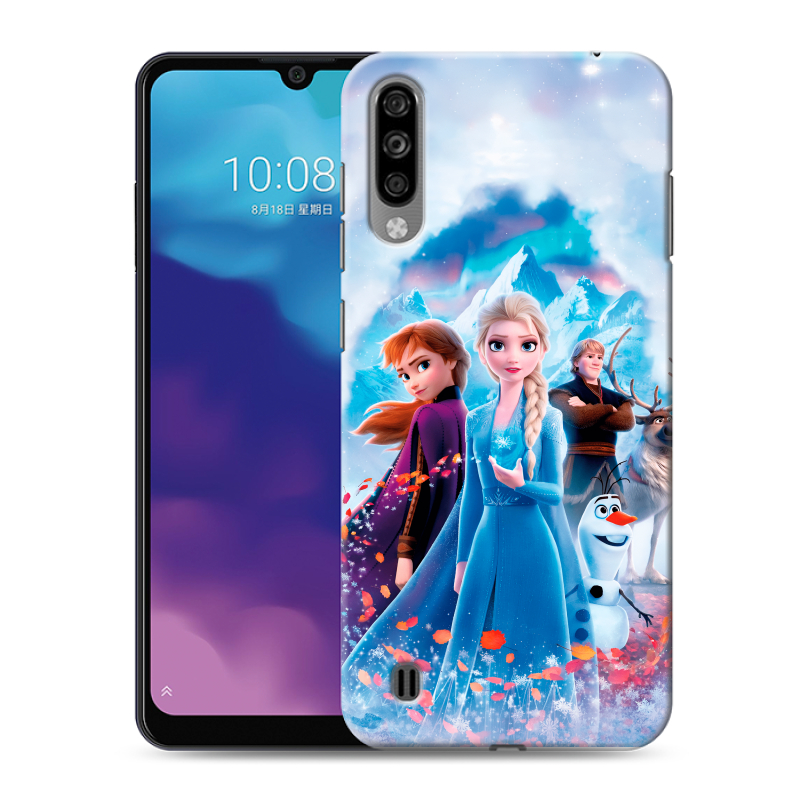 Силиконовый чехол на ZTE Blade A7 (2020) с принтом Холодное сердце Frozen Силиконовый чехол на ZTE Blade A7 (2020) с принтом Холодное сердце Frozen