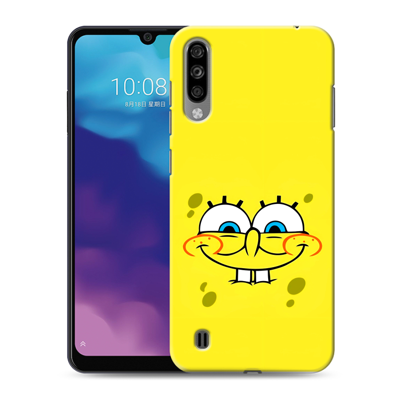 Силиконовый чехол на ZTE Blade A7 (2020) с принтом спанчбоб спанч боб Силиконовый чехол на ZTE Blade A7 (2020) с принтом спанчбоб спанч боб