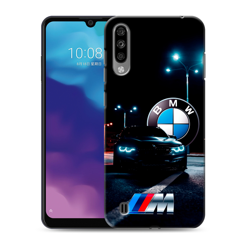 Силиконовый чехол на ZTE Blade A7 (2020) с принтом БМВ BMW Силиконовый чехол на ZTE Blade A7 (2020) с принтом БМВ BMW