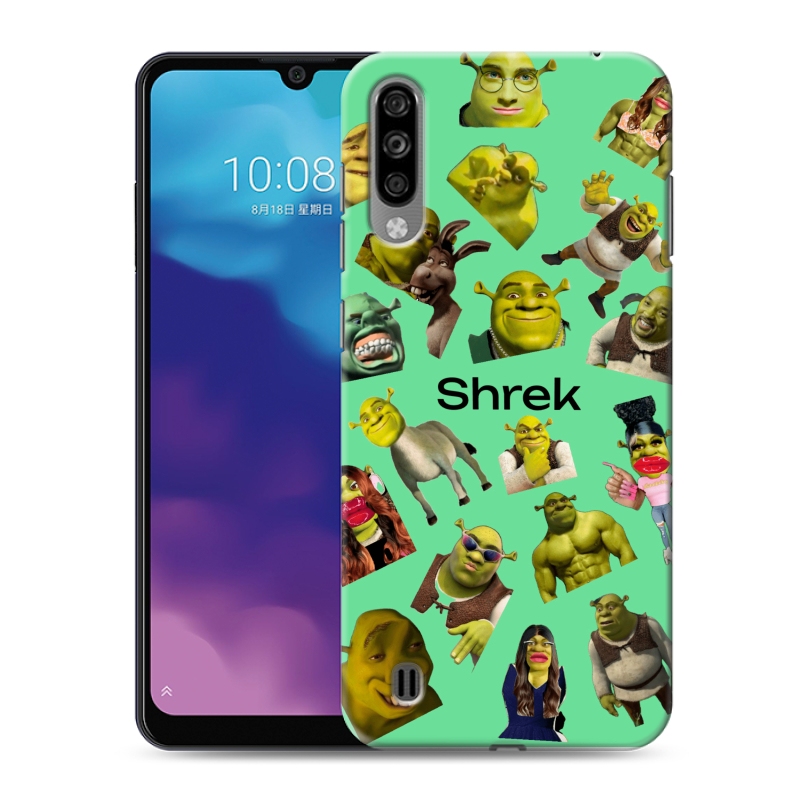 Силиконовый чехол на ZTE Blade A7 (2020) с принтом Шрек Shrek Силиконовый чехол на ZTE Blade A7 (2020) с принтом Шрек Shrek