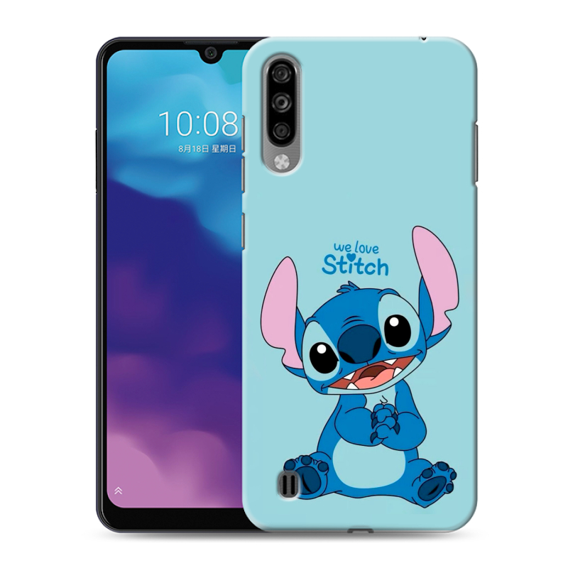Силиконовый чехол на ZTE Blade A7 (2020) с принтом Лило и Стич Силиконовый чехол на ZTE Blade A7 (2020) с принтом Лило и Стич