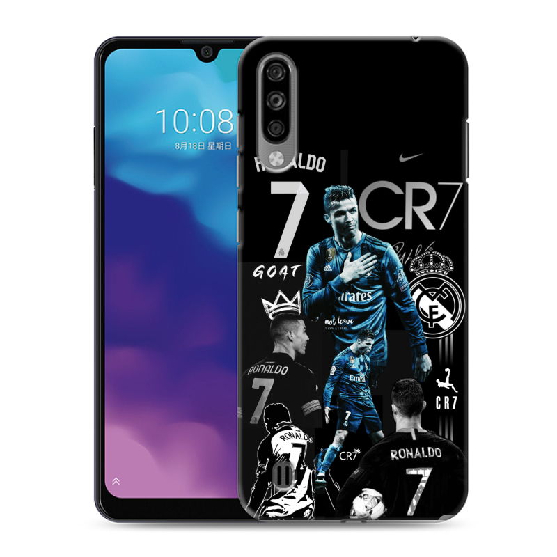 Силиконовый чехол на ZTE Blade A7 (2020) с принтом Реал Роналдо Силиконовый чехол на ZTE Blade A7 (2020) с принтом Реал Роналдо