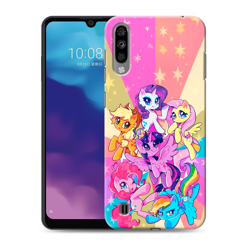 Силиконовый чехол на ZTE Blade A7 (2020) с принтом My little pony Дружба чудо Силиконовый чехол на ZTE Blade A7 (2020) с принтом My little pony Дружба чудо