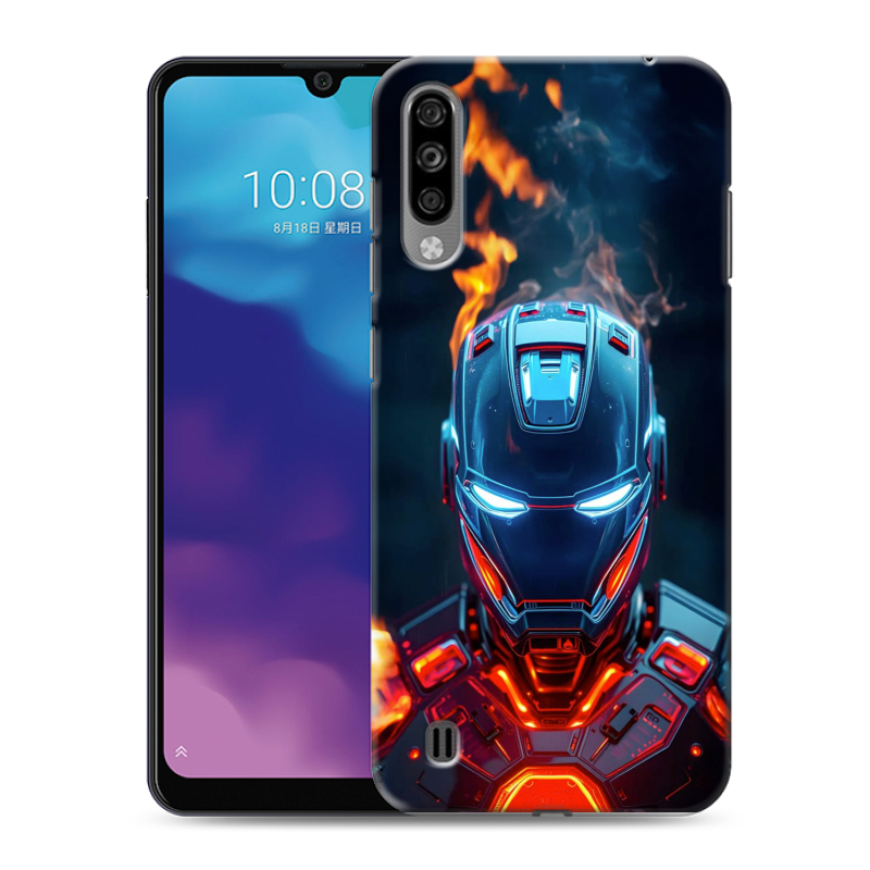 Силиконовый чехол на ZTE Blade A7 (2020) с принтом IronMan Железный человек Силиконовый чехол на ZTE Blade A7 (2020) с принтом IronMan Железный человек