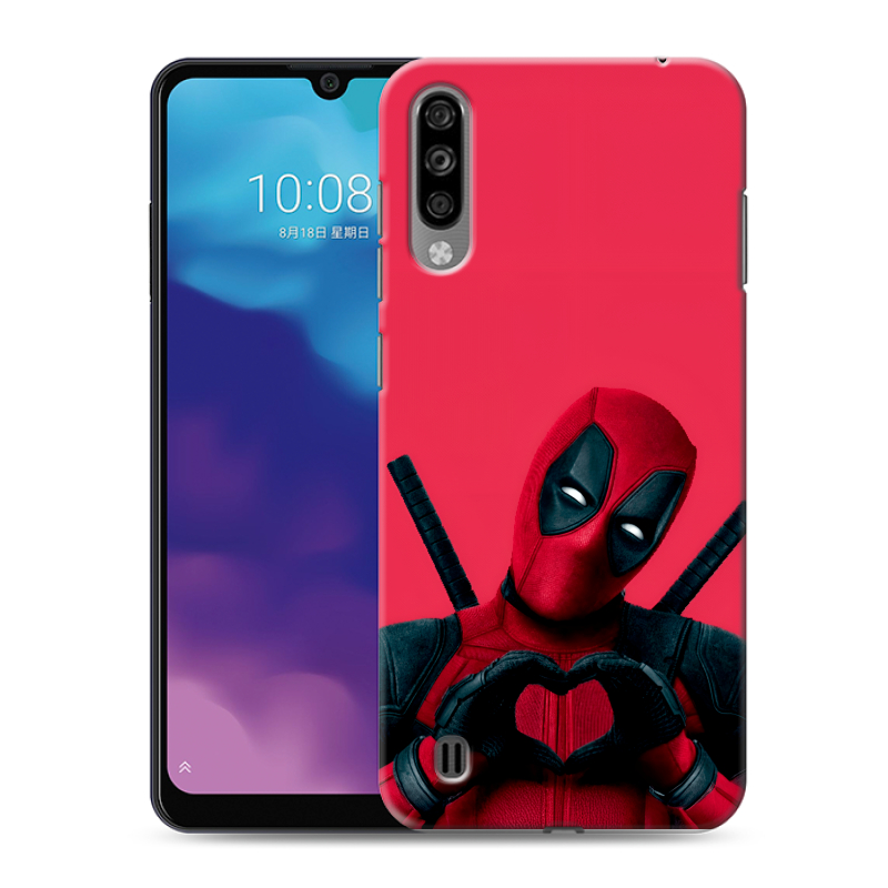 Силиконовый чехол на ZTE Blade A7 (2020) с принтом Дедпул Deadpool Силиконовый чехол на ZTE Blade A7 (2020) с принтом Дедпул Deadpool