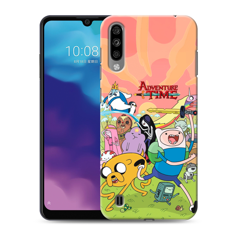 Силиконовый чехол на ZTE Blade A7 (2020) с принтом Adventure time Время приключений Силиконовый чехол на ZTE Blade A7 (2020) с принтом Adventure time Время приключений