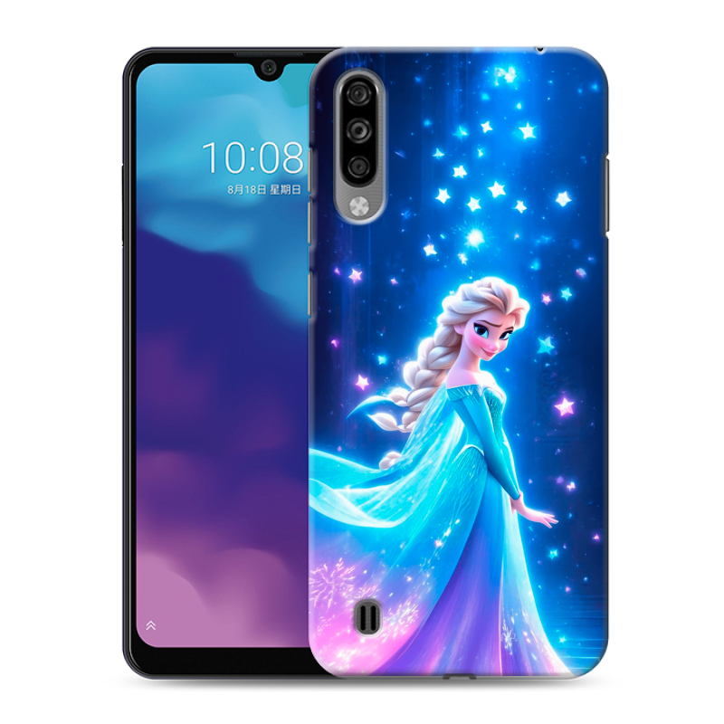Силиконовый чехол на ZTE Blade A7 (2020) с принтом Холодное сердце Frozen Силиконовый чехол на ZTE Blade A7 (2020) с принтом Холодное сердце Frozen