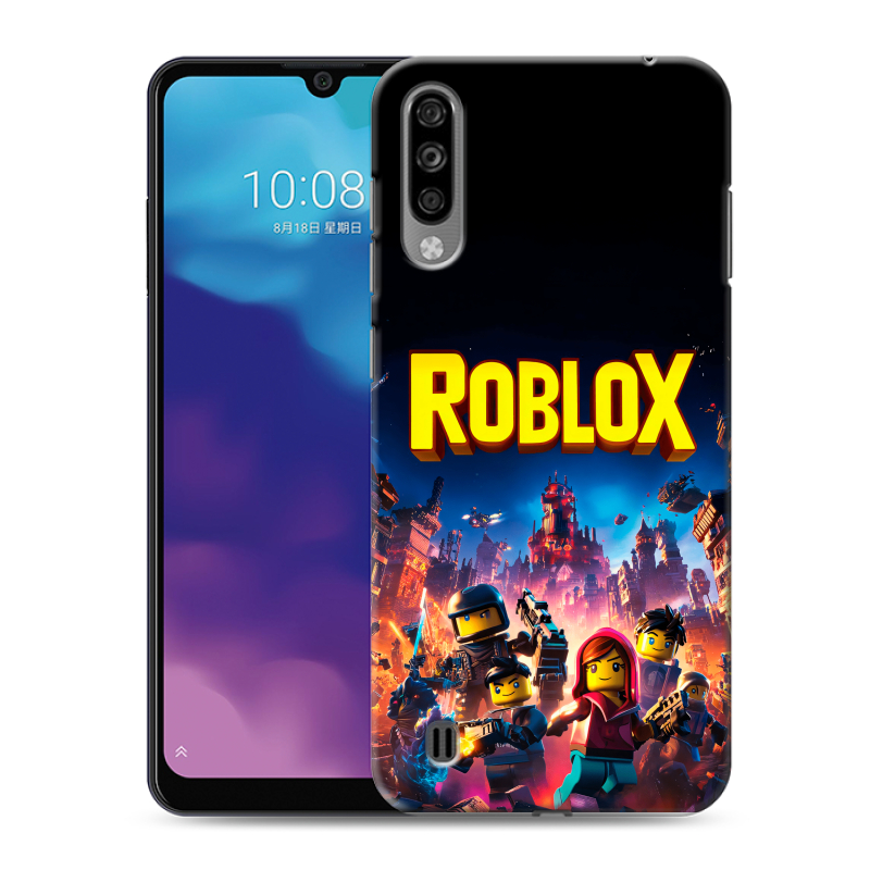 Силиконовый чехол на ZTE Blade A7 (2020) с принтом Roblox Роблокс Силиконовый чехол на ZTE Blade A7 (2020) с принтом Roblox Роблокс