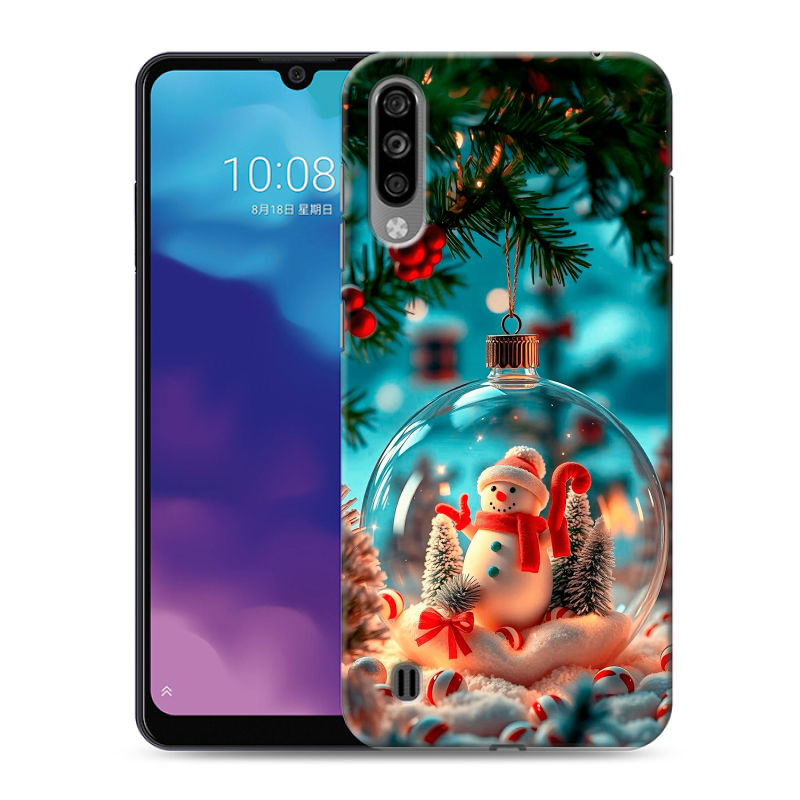 Силиконовый чехол на ZTE Blade A7 (2020) с принтом Новый год Силиконовый чехол на ZTE Blade A7 (2020) с принтом Новый год