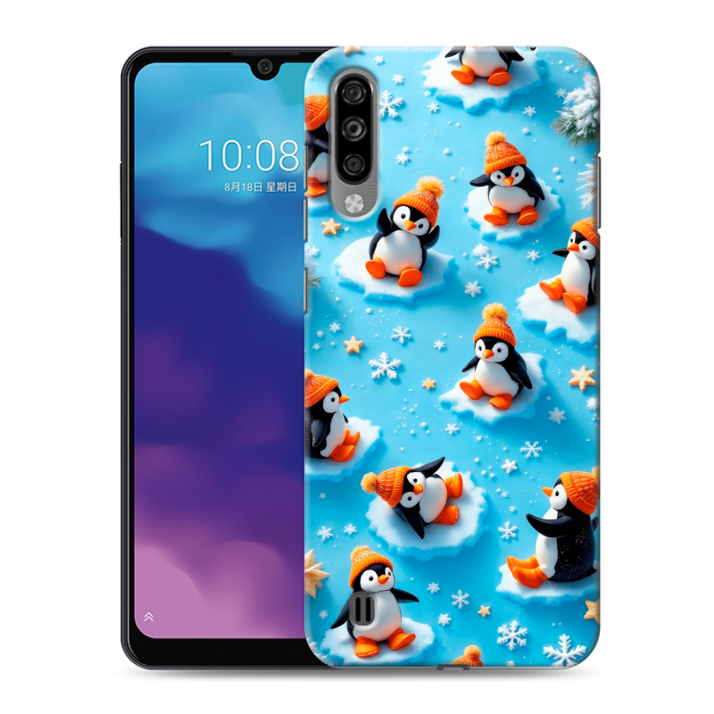 Силиконовый чехол на ZTE Blade A7 (2020) с принтом Новый год Силиконовый чехол на ZTE Blade A7 (2020) с принтом Новый год