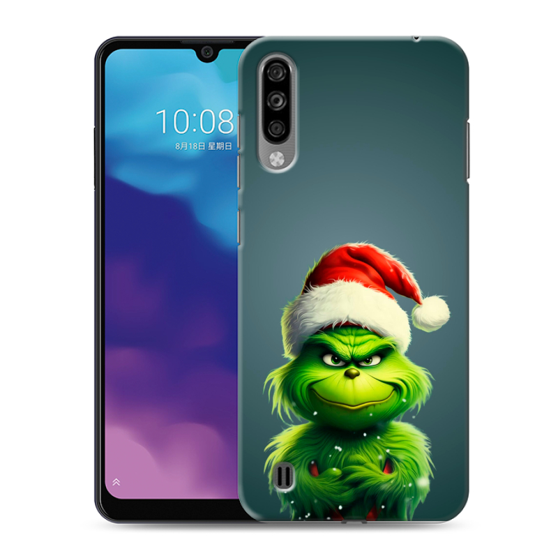 Силиконовый чехол на ZTE Blade A7 (2020) с принтом Новый год Силиконовый чехол на ZTE Blade A7 (2020) с принтом Новый год