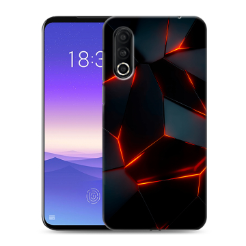 Пластиковый чехол на Meizu 16s Pro с принтом Яркие абстракции Пластиковый чехол на Meizu 16s Pro с принтом Яркие абстракции