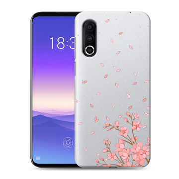 Пластиковый чехол на Meizu 16s Pro с принтом Ветка сакуры