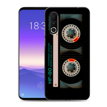 Пластиковый чехол на Meizu 16s Pro с принтом Кассета