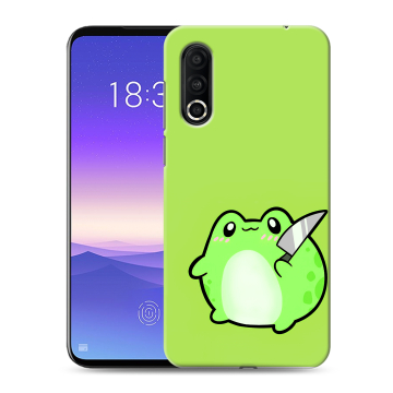 Пластиковый чехол на Meizu 16s Pro с принтом Лягушенок