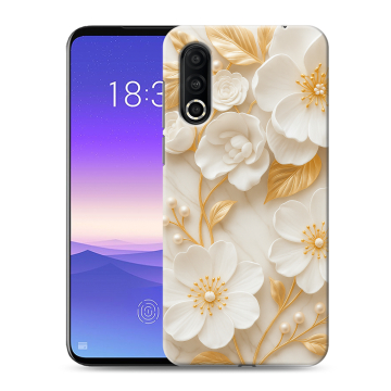 Пластиковый чехол на Meizu 16s Pro с принтом Цветы