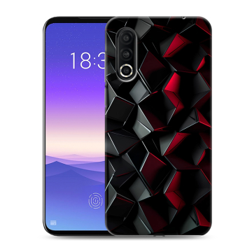 Пластиковый чехол на Meizu 16s Pro с принтом Абстракция