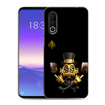 Пластиковый чехол на Meizu 16s Pro с принтом Золотой скрудж макдак Пластиковый чехол на Meizu 16s Pro с принтом Золотой скрудж макдак