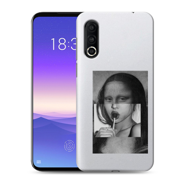 Пластиковый чехол на Meizu 16s Pro с принтом Мона Лиза