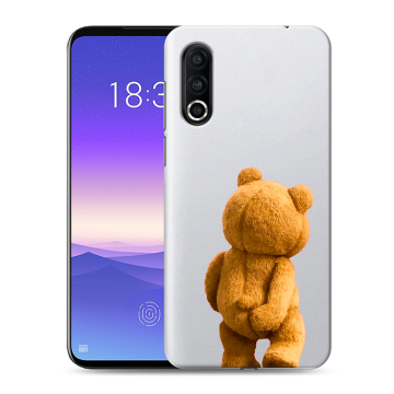 Пластиковый чехол на Meizu 16s Pro с принтом Медведь