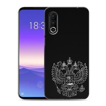 Пластиковый чехол на Meizu 16s Pro с принтом Герб России