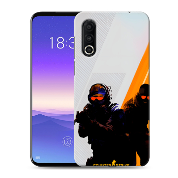 Пластиковый чехол на Meizu 16s Pro с принтом Контер страйк Counter strike Пластиковый чехол на Meizu 16s Pro с принтом Контер страйк Counter strike