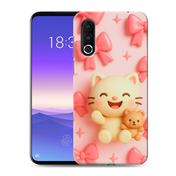 Пластиковый чехол на Meizu 16s Pro с принтом для девочек