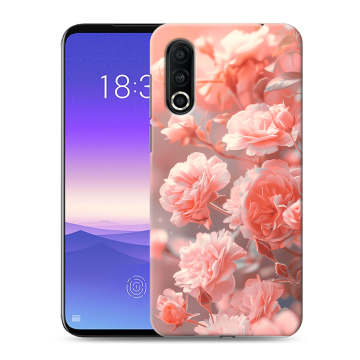 Пластиковый чехол на Meizu 16s Pro с принтом Розы цветы