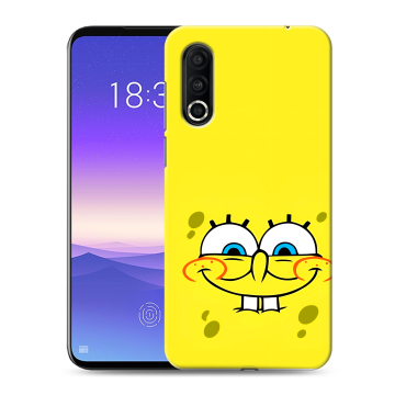 Пластиковый чехол на Meizu 16s Pro с принтом спанчбоб спанч боб Пластиковый чехол на Meizu 16s Pro с принтом спанчбоб спанч боб