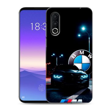 Пластиковый чехол на Meizu 16s Pro с принтом БМВ BMW Пластиковый чехол на Meizu 16s Pro с принтом БМВ BMW