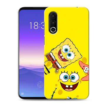 Пластиковый чехол на Meizu 16s Pro с принтом Спанч боб Спанчбоб Пластиковый чехол на Meizu 16s Pro с принтом Спанч боб Спанчбоб