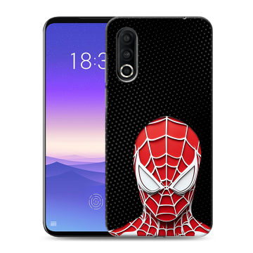 Пластиковый чехол на Meizu 16s Pro с принтом человек паук spiderman Пластиковый чехол на Meizu 16s Pro с принтом человек паук spiderman