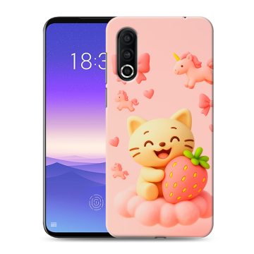 Пластиковый чехол на Meizu 16s Pro с принтом для девочек