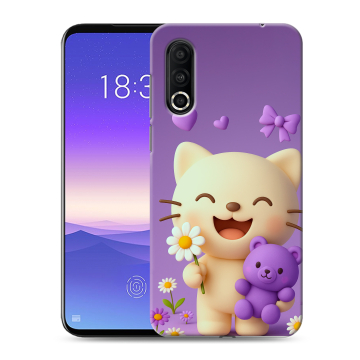 Пластиковый чехол на Meizu 16s Pro с принтом для девочек