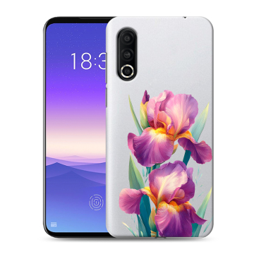 Пластиковый чехол на Meizu 16s Pro с принтом Цветы орхидеи