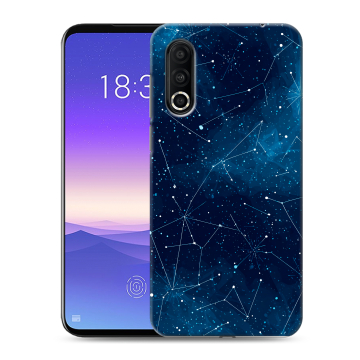 Пластиковый чехол на Meizu 16s Pro с принтом Космос звезды