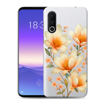 Пластиковый чехол на Meizu 16s Pro с принтом Цветы