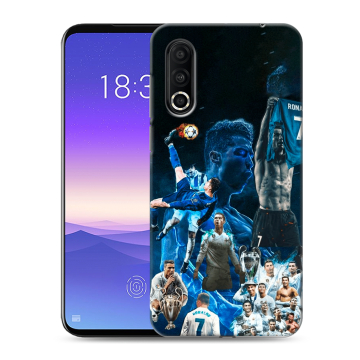 Пластиковый чехол на Meizu 16s Pro с принтом Реал Роналдо Пластиковый чехол на Meizu 16s Pro с принтом Реал Роналдо