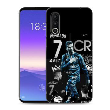 Пластиковый чехол на Meizu 16s Pro с принтом Реал Роналдо Пластиковый чехол на Meizu 16s Pro с принтом Реал Роналдо
