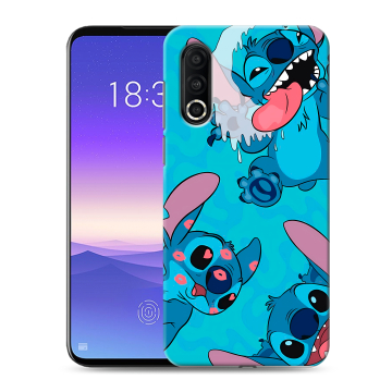 Пластиковый чехол на Meizu 16s Pro с принтом Лило и Стич Пластиковый чехол на Meizu 16s Pro с принтом Лило и Стич