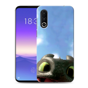 Пластиковый чехол на Meizu 16s Pro с принтом Как приручить дракона