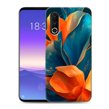 Пластиковый чехол на Meizu 16s Pro с принтом Цветы