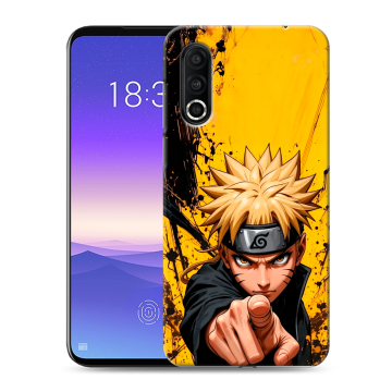 Пластиковый чехол на Meizu 16s Pro с принтом Naruto Наруто