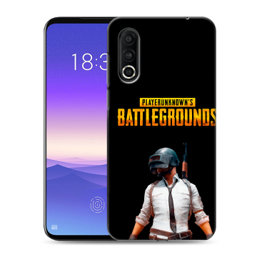 Пластиковый чехол на Meizu 16s Pro с принтом PUGB ПАГБ