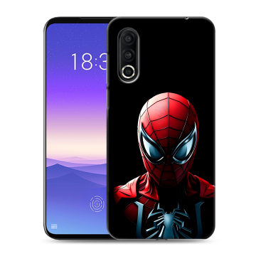Пластиковый чехол на Meizu 16s Pro с принтом Spiderman Человек паук Пластиковый чехол на Meizu 16s Pro с принтом Spiderman Человек паук