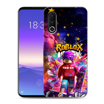 Пластиковый чехол на Meizu 16s Pro с принтом Roblox Роблокс Пластиковый чехол на Meizu 16s Pro с принтом Roblox Роблокс